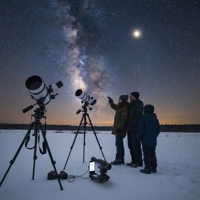 Как сделать зимнее небо ближе благодаря крупнейшей распродаже Celestron?