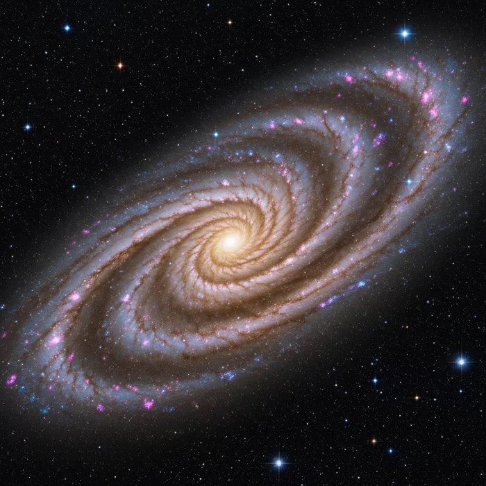 Что оставило 20 000-световой шрам в галактике NGC 3627?