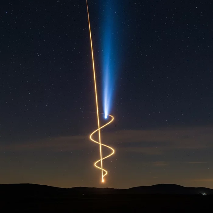 Мог ли метеор обвиться вокруг хвоста кометы за миллионы километров?