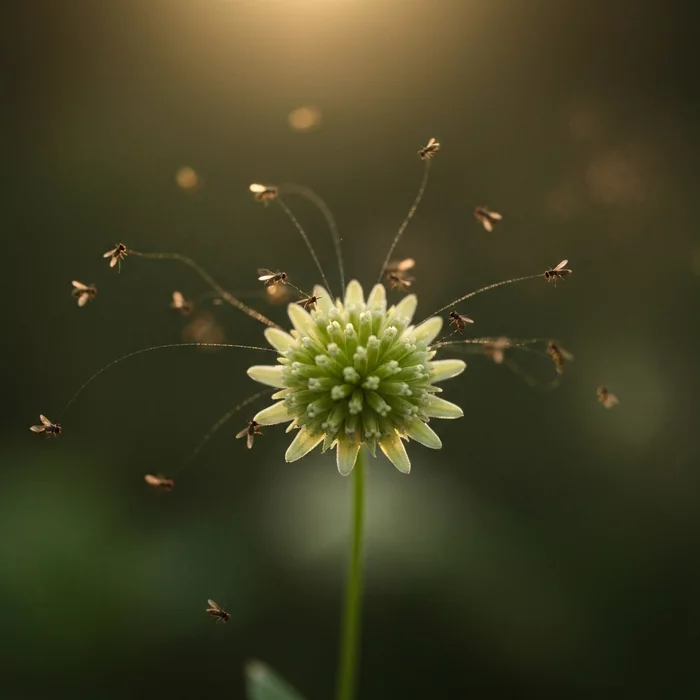 Может ли цветок имитировать запах раненых муравьёв для своего выживания?