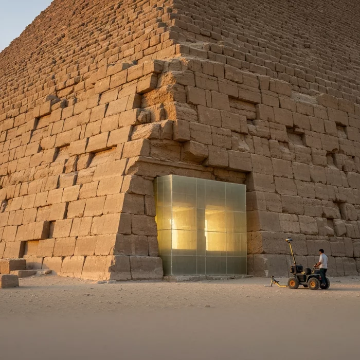 Может ли вековая загадка пирамиды Менкаура указывать на второй вход?