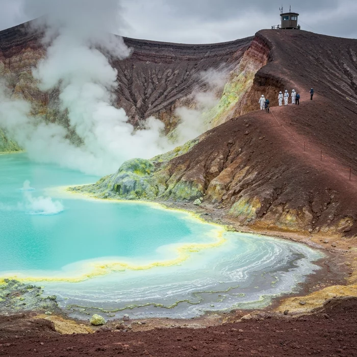 Марсианская лаборатория в кислотном сердце вулкана Поас