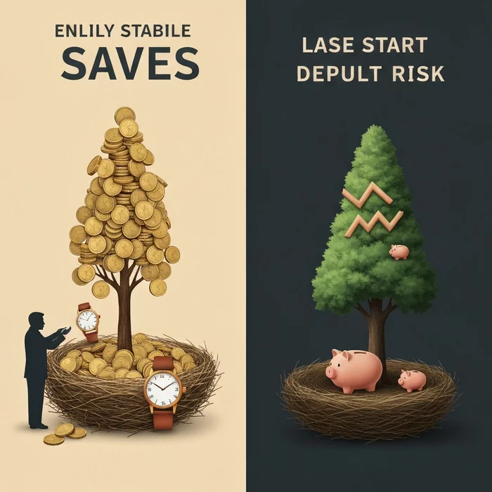 Пенсионный план на миллионы: почему ранний старт важнее выбора активов