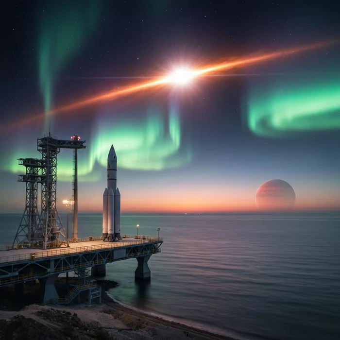 Вспышка на солнце сорвала запуск ракеты New Glenn к Марсу
