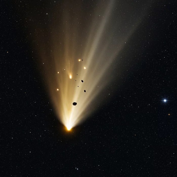 Золотой распад кометы ATLAS C/2025 K1