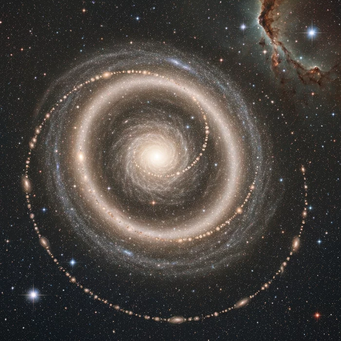 Астрономы обнаружили крупнейшую вращающуюся структуру во вселенной протяженностью 5,5 миллионов свет