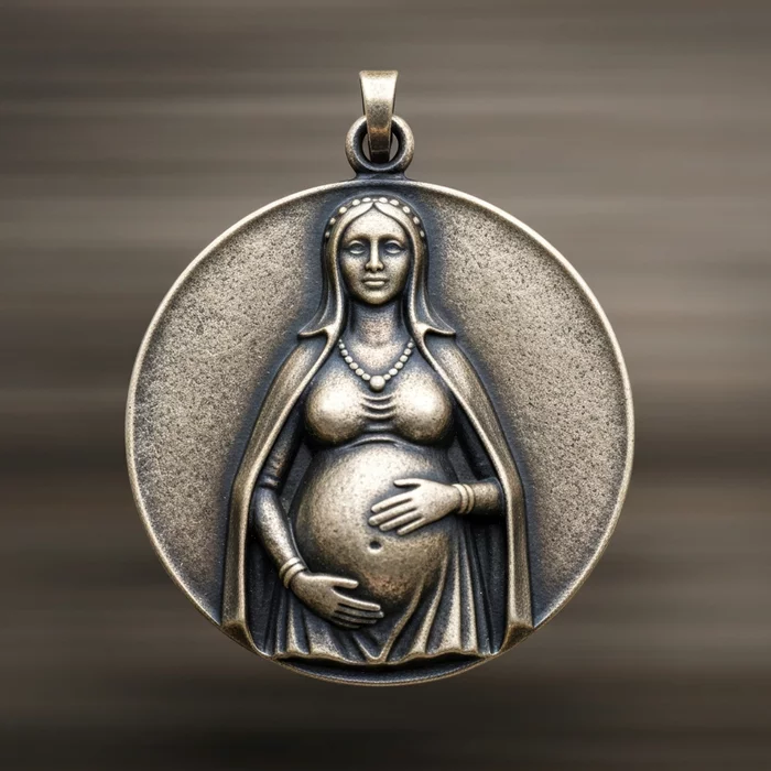 Является ли единственное известное изображение беременной женщины эпохи викингов портретом богини Фр