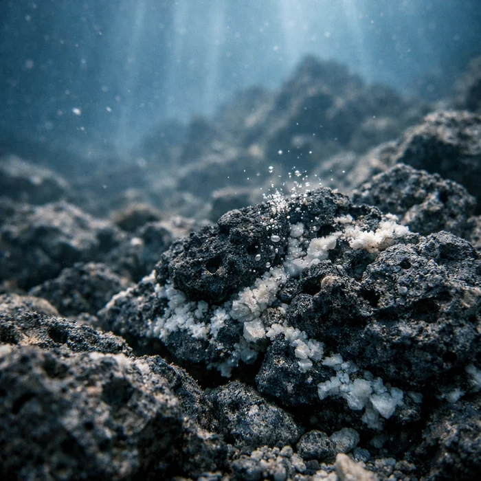 Способен ли вулканический щебень на дне океана работать как гигантская губка для углекислого газа?