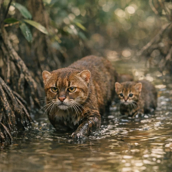 Считавшаяся вымершей в Таиланде суматранская кошка обнаружена впервые за три десятилетия