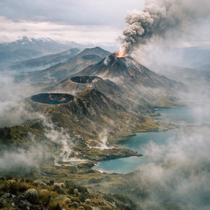 Вулканическая цепь коконукос: уникальный природный феномен в сердце колумбийских Анд
