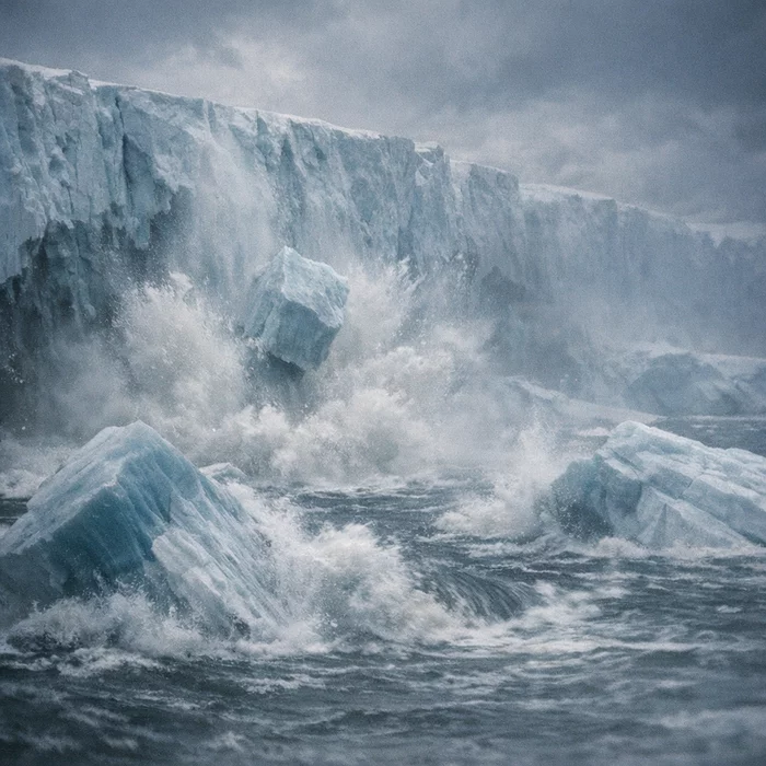 Сотни ледниковых землетрясений обнаружены на разрушающейся кромке антарктического ледника судного дня