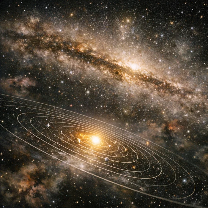 Гравитационная ориентация и структура космических плоскостей от земли до сверхскоплений