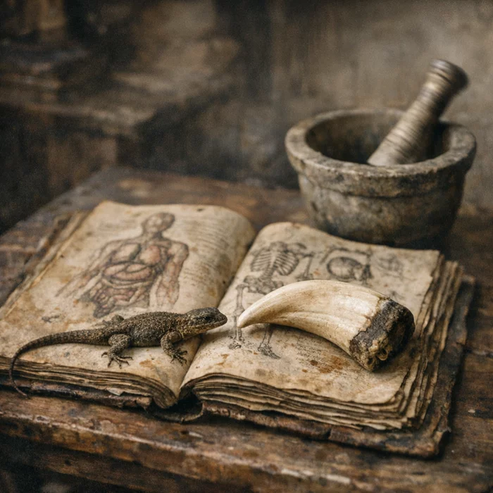 Белковый анализ раскрыл использование гиппопотамов и ящериц в домашней медицине эпохи возрождения