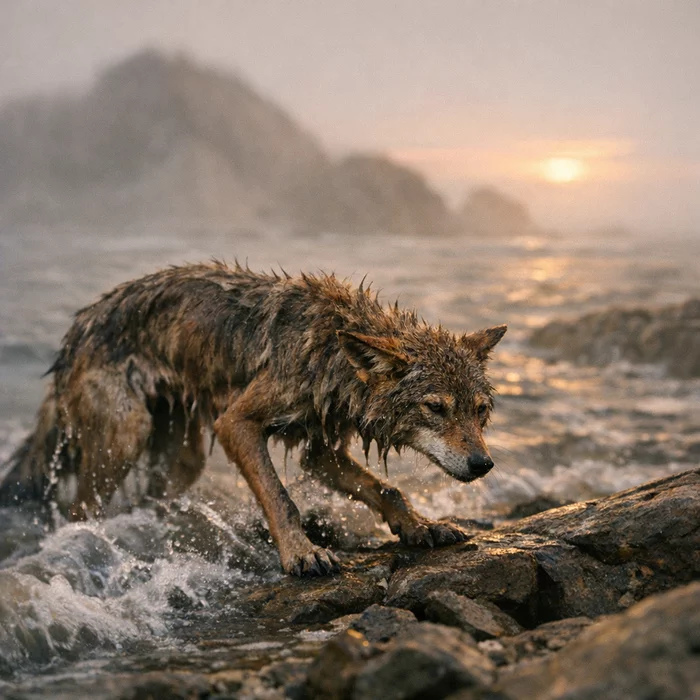 Уникальный случай появления койота на острове алькатрас после изнурительного заплыва через залив Сан-Франциско