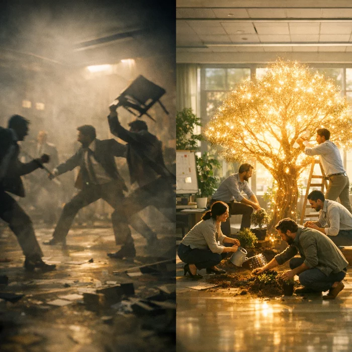 Отказ от стратегии гладиаторов как главный драйвер экспоненциального роста корпораций