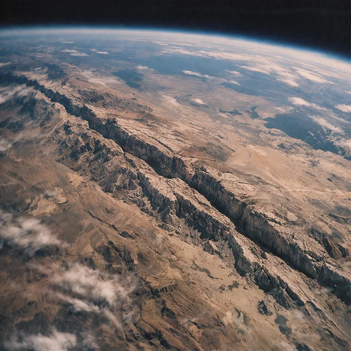 Великая дайка Зимбабве: геологическое чудо возрастом 2,5 миллиарда лет глазами космонавта