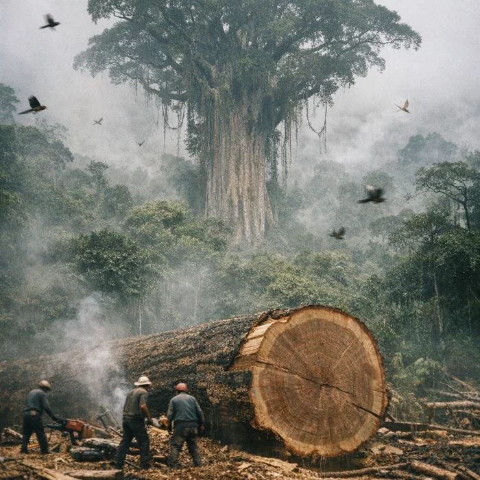 Почему деревья-гиганты перуанской амазонии одновременно спасают климат и гибнут от пил?