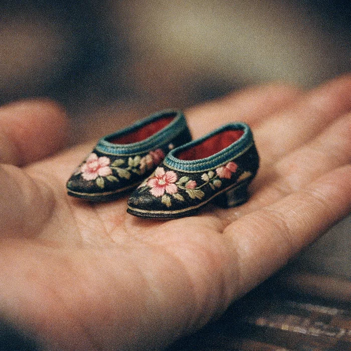 Туфельки лотоса: обувь размером с ладонь для изуродованных в детстве ног