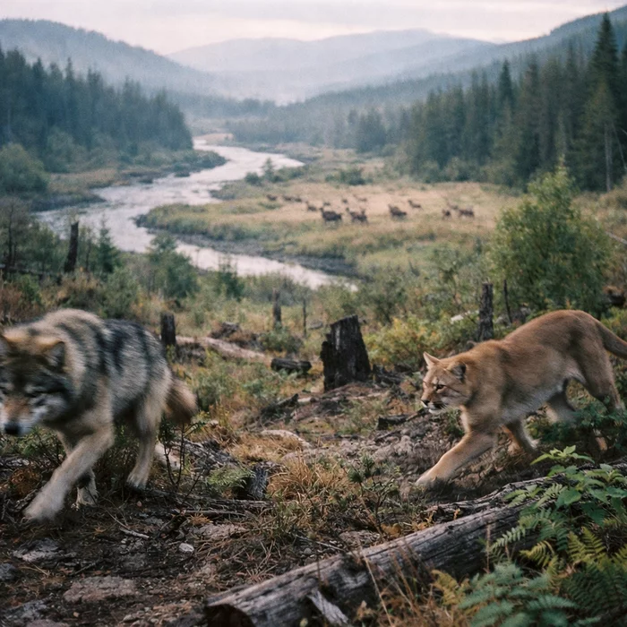 Что произошло с йеллоустоуном после возвращения волков и пум
