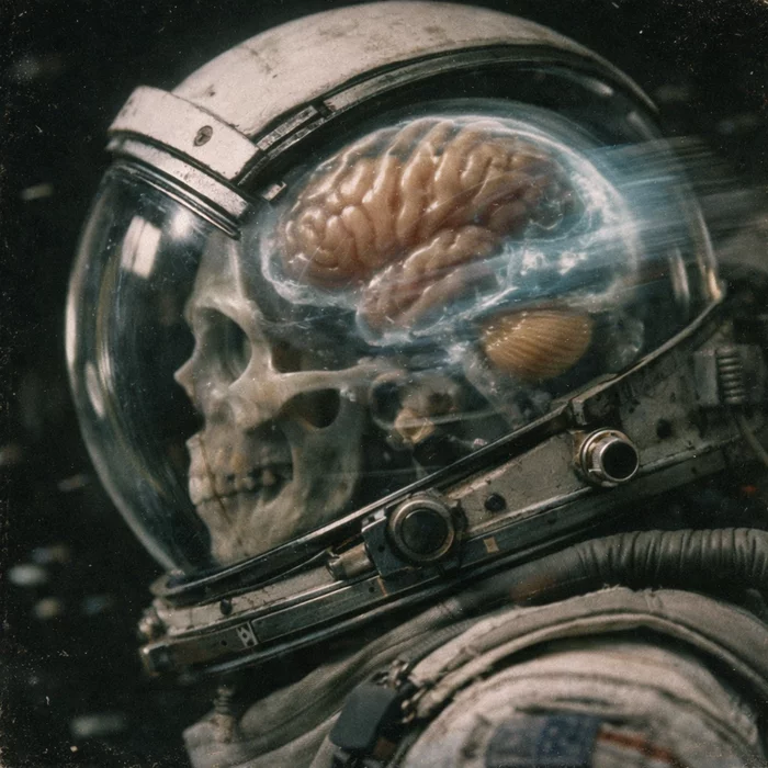 Смещение мозга астронавтов вверх и назад во время космических полетов