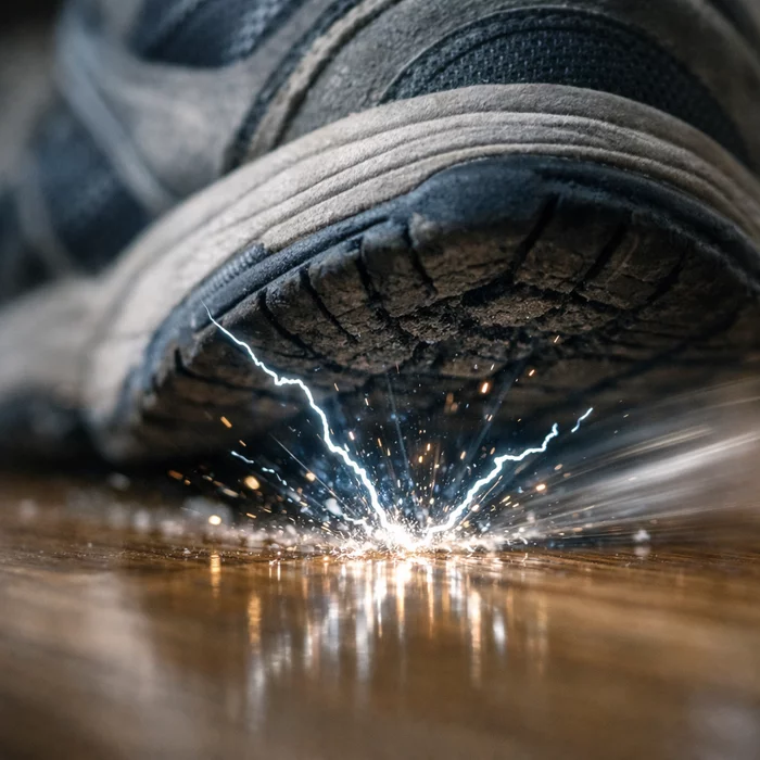 Почему кроссовки скрипят: учёные обнаружили миниатюрные молнии под подошвой