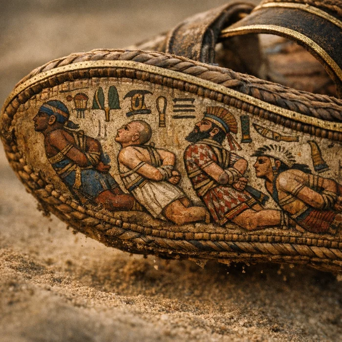 Сандалии Тутанхамона: фараон, который топтал врагов при каждом шаге