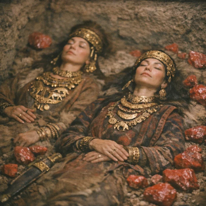 Ядовитая киноварь в 1900-летней скифской могиле двух женщин