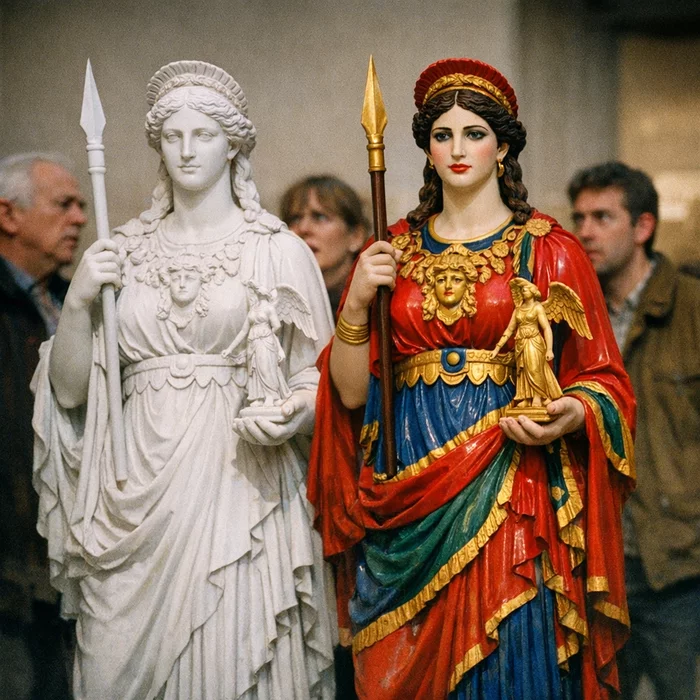 Почему раскрашенные античные статуи вызывают у нас отторжение