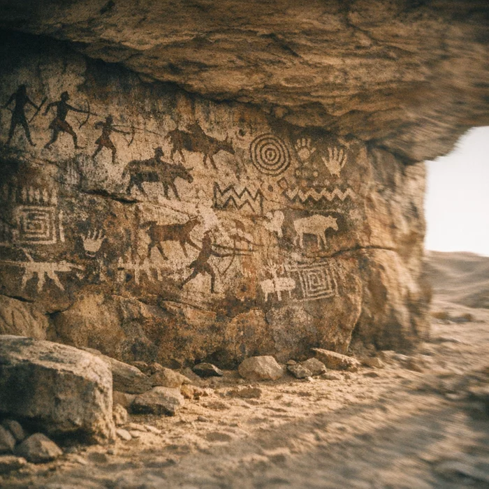 Наскальные рисунки возрастом 10 000 лет обнаружены в Синайской пустыне