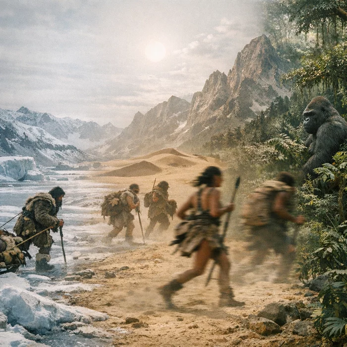 Почему на земле 9 миллиардов именно людей, а не шимпанзе