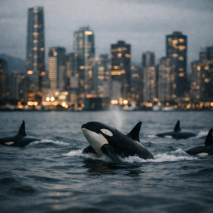 Аляскинские косатки-охотники на млекопитающих замечены у берегов Сиэтла