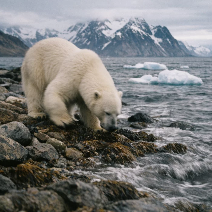 Белые медведи Шпицбергена: адаптация на краю исчезновения