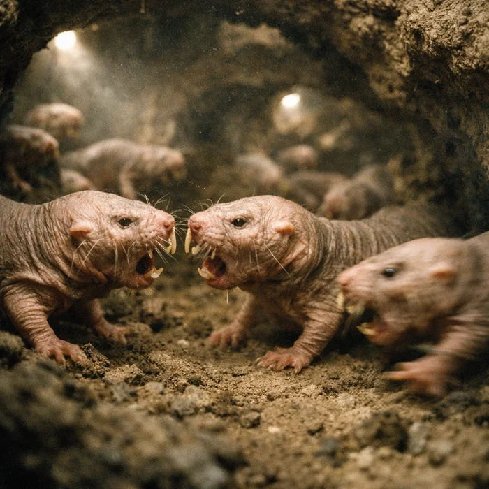 Кто станет королевой: как голые землекопы решают вопрос власти кровью?