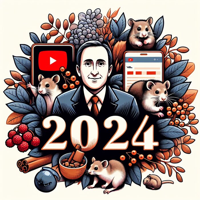 Итоги 2024: Дуров, Wildberries, YouTube, и хомяки