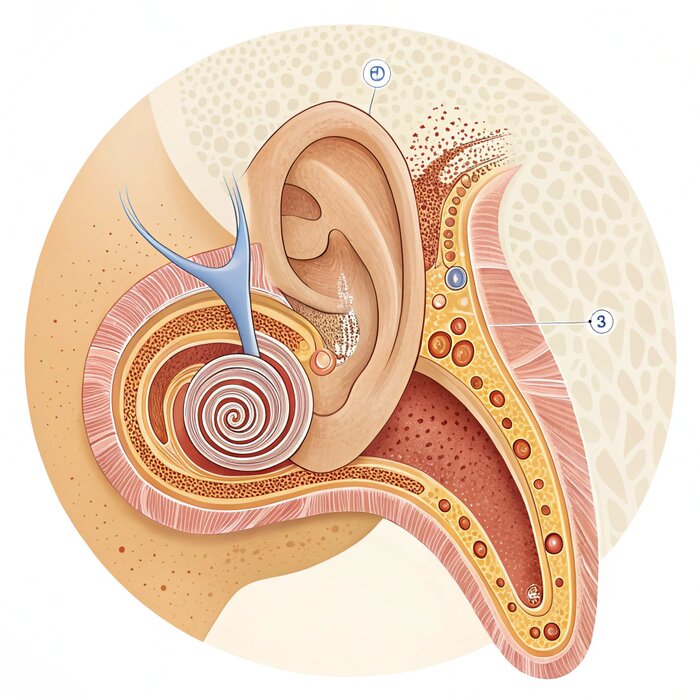 Загадки улитки: новое открытие в механике человеческого слуха
